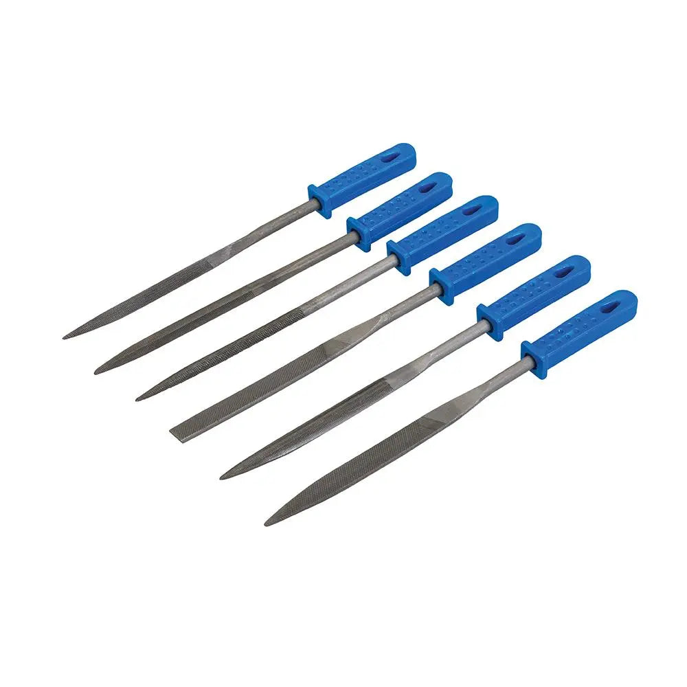 Silverline Warding File Set 6pce MS102  White Rose Tools