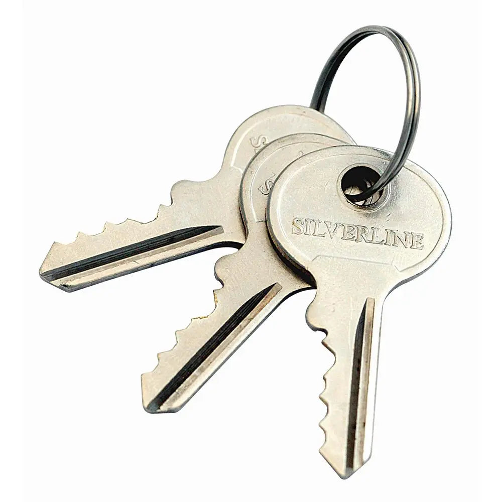 Silverline Weather-Resistant Padlock 48mm 196551  White Rose Tools