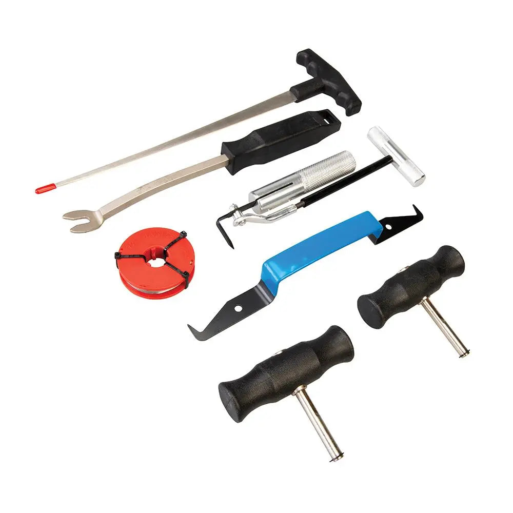 Silverline Windscreen Removal Kit 7pce  White Rose Tools