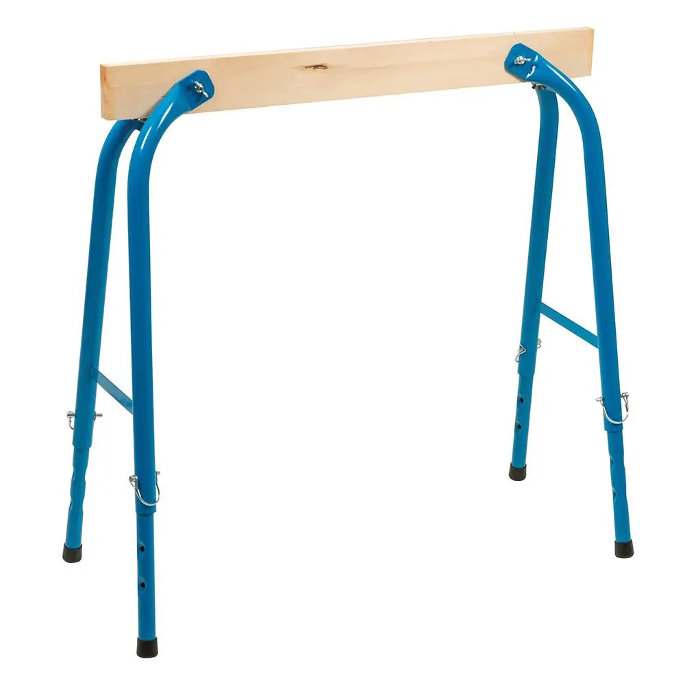 Silverline Wood Adjustable Trestle 150kg 513446  White Rose Tools