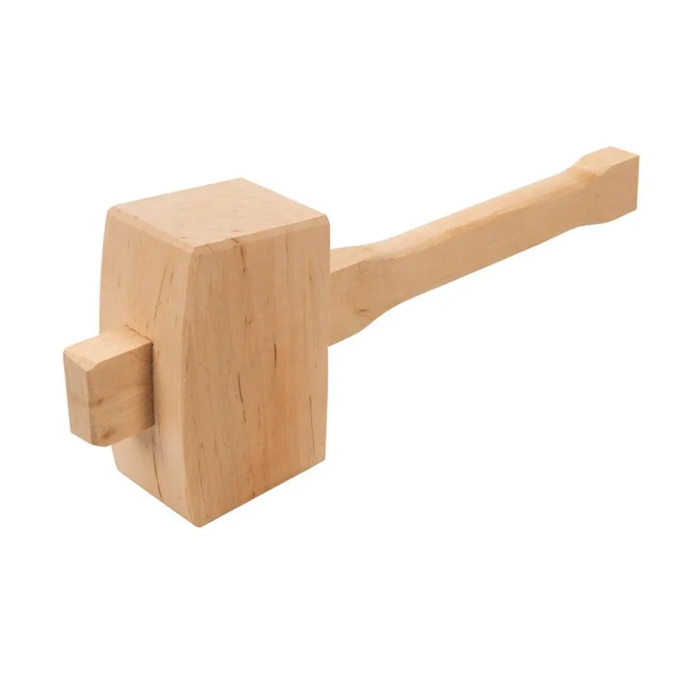 Silverline Wooden Mallet 115mm Face 273206  White Rose Tools
