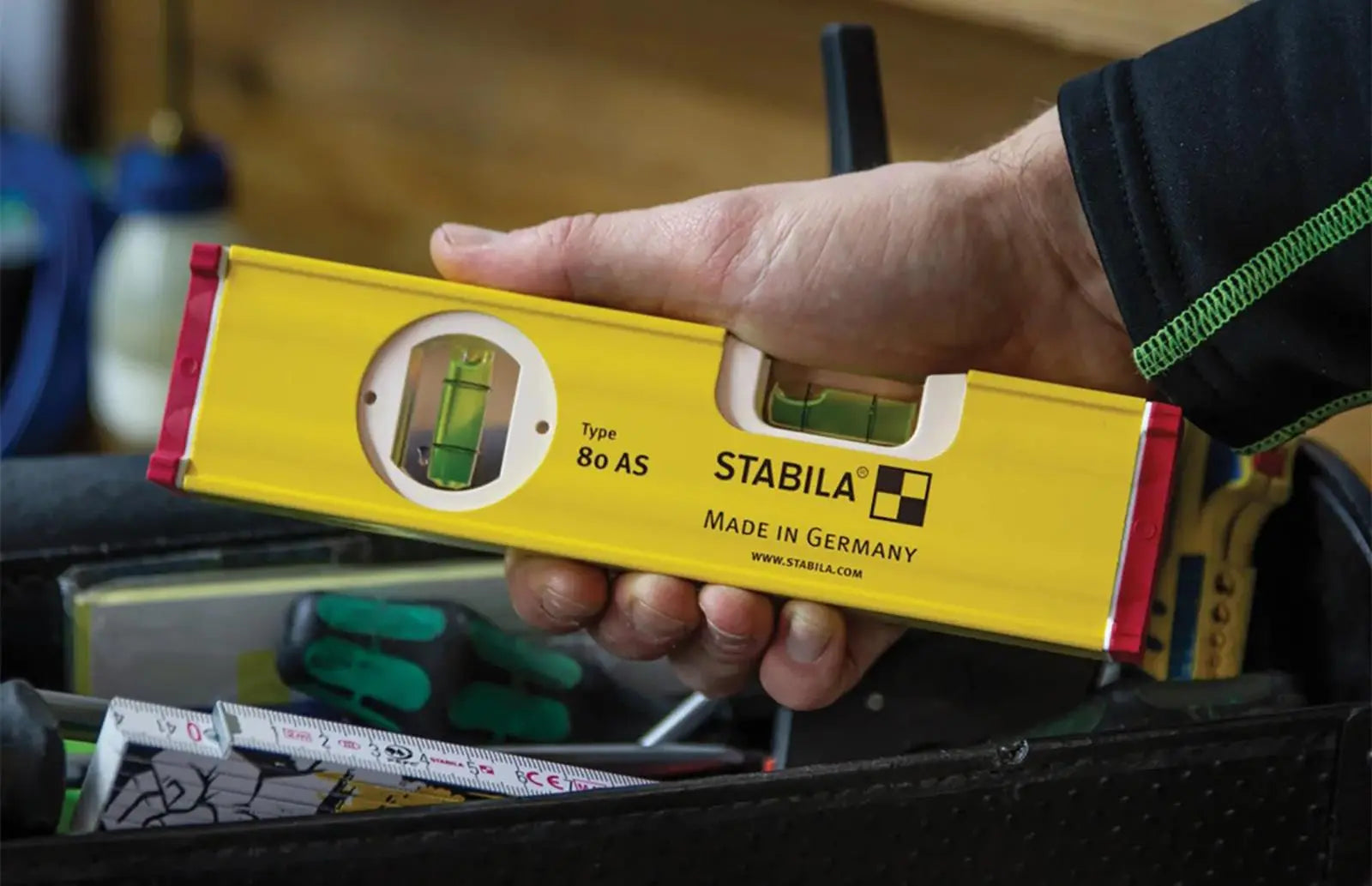 Stabila Spirit Level 20cm 2 Vial 80 AS 19565 