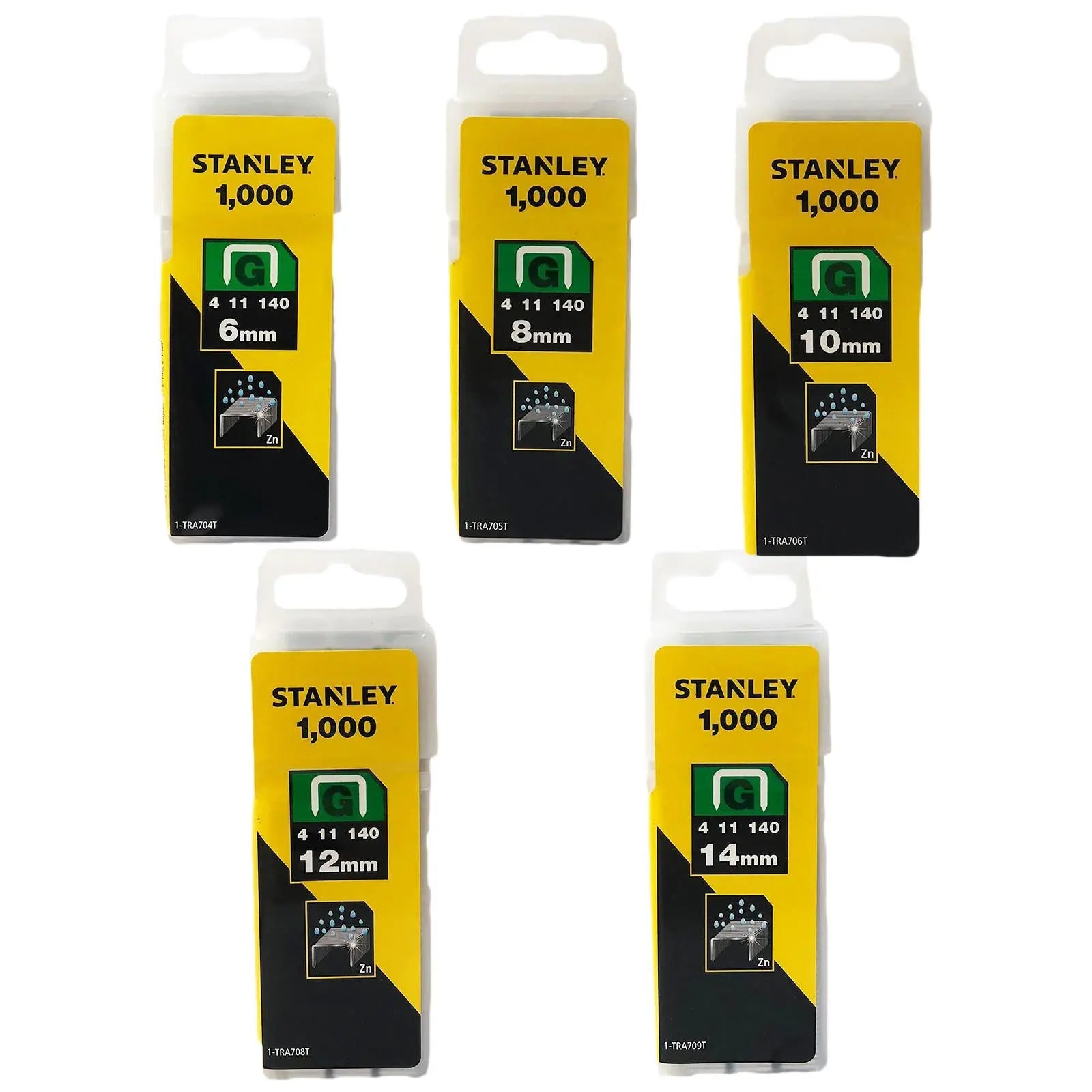 Stanley TRA Staples 6-14mm  White Rose Tools