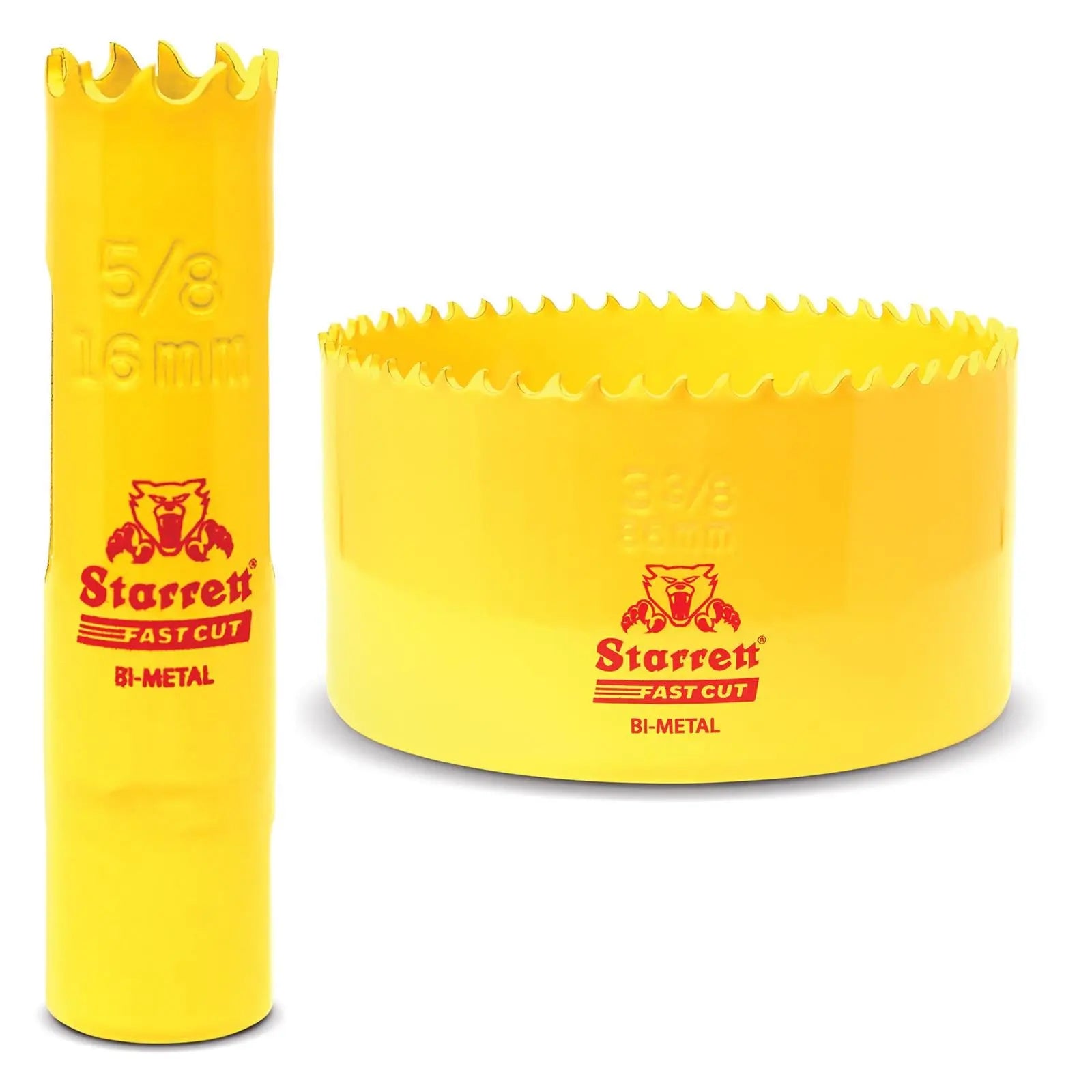 Starrett Holesaw Fast Cut Bi-Metal FCH 14-210mm - Choose Size  White Rose Tools