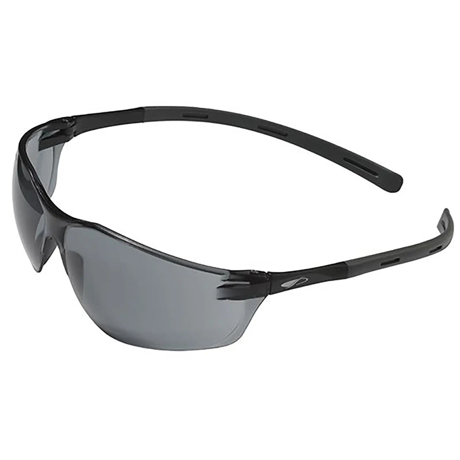 Swiss One Rigi Safety Glasses Black Temples Smoke Lens Anti Scratch 