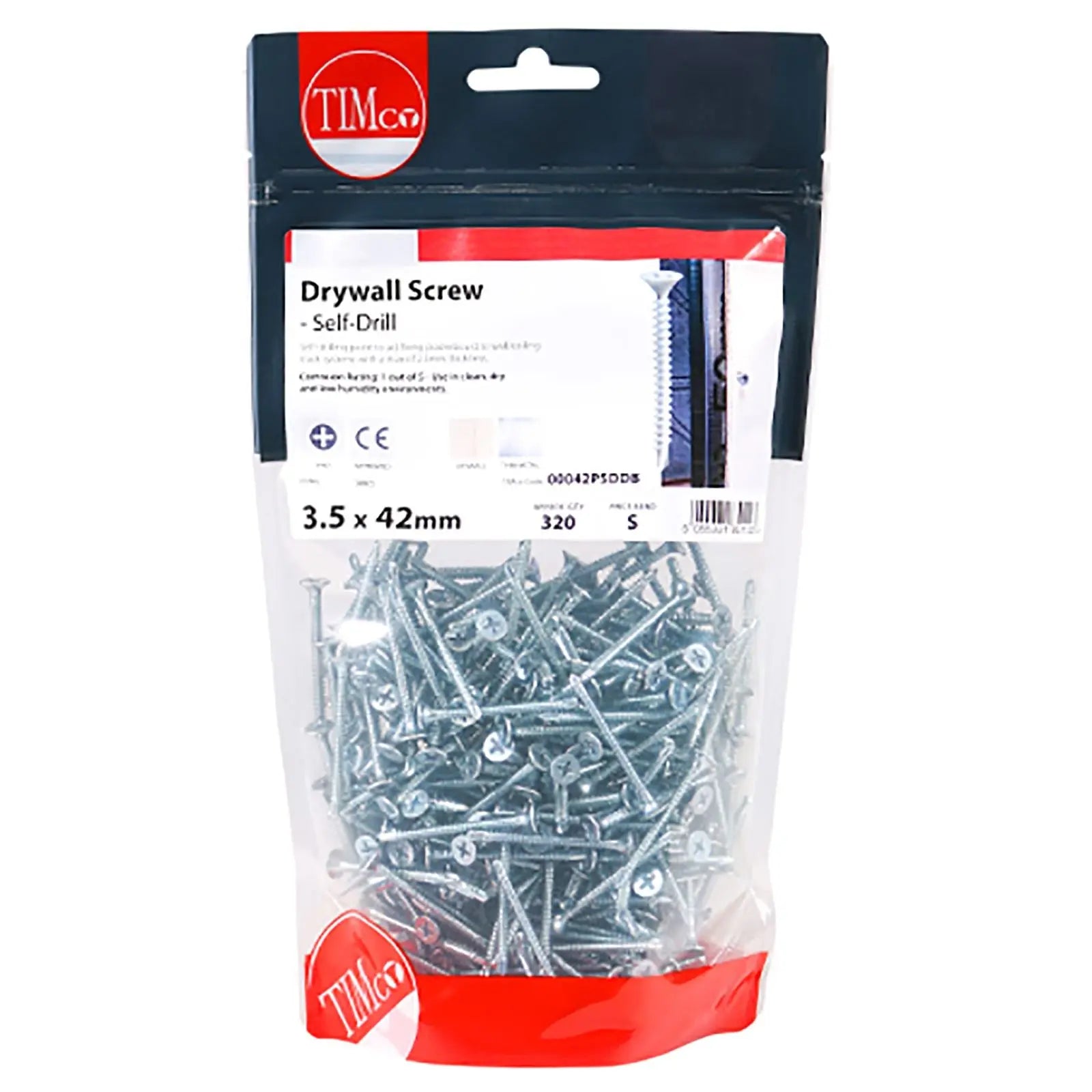 TIMCO Drywall Screws Self Drilling Tapping Screw Countersunk Bugle Head Zinc Phillips 