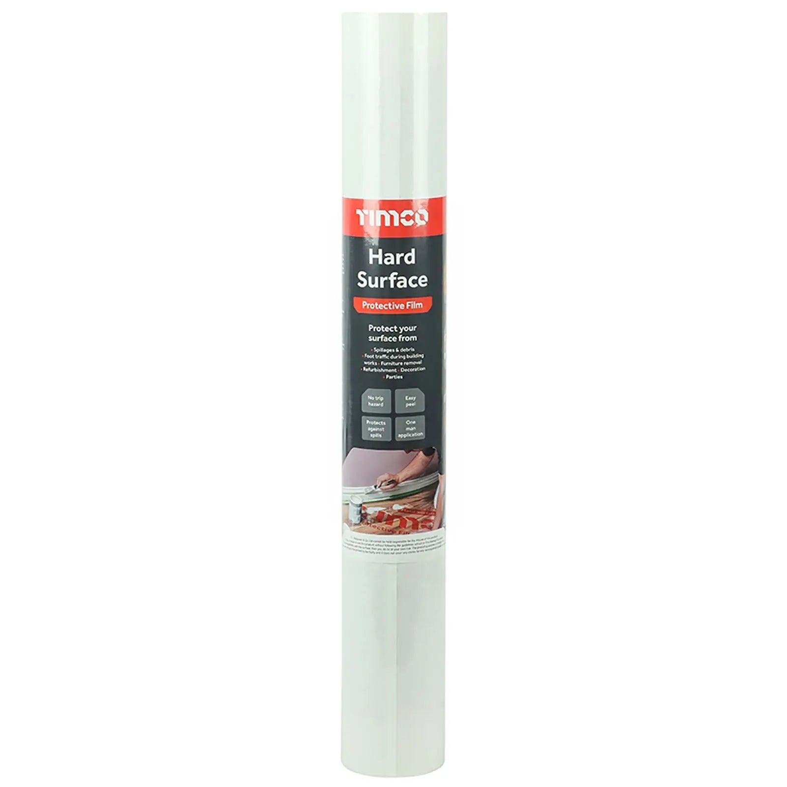 TIMCO Hard Surface Protective Film 50m x 600mm Roll 