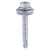 TIMCO Self Drilling Construction Screw for Heavy Section Steel with or without EPDM Washer Bi-Metal Exterior Zinc -Choose Size  White Rose Tools