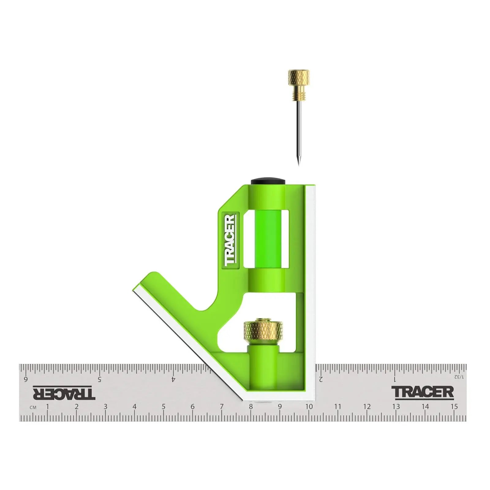 TRACER Combination Square 150mm 6  White Rose Tools