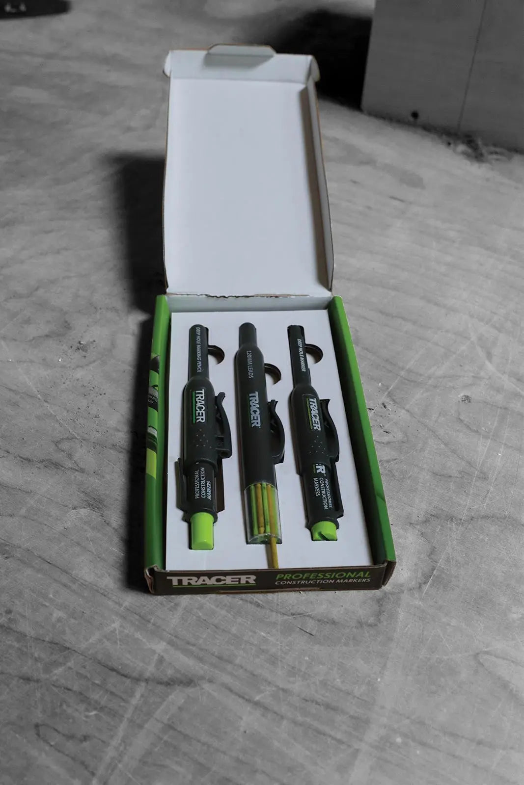 TRACER Complete Marking Kit Deep Hole Marker Pen Pencil and ALH1 Lead Set with Holsters 