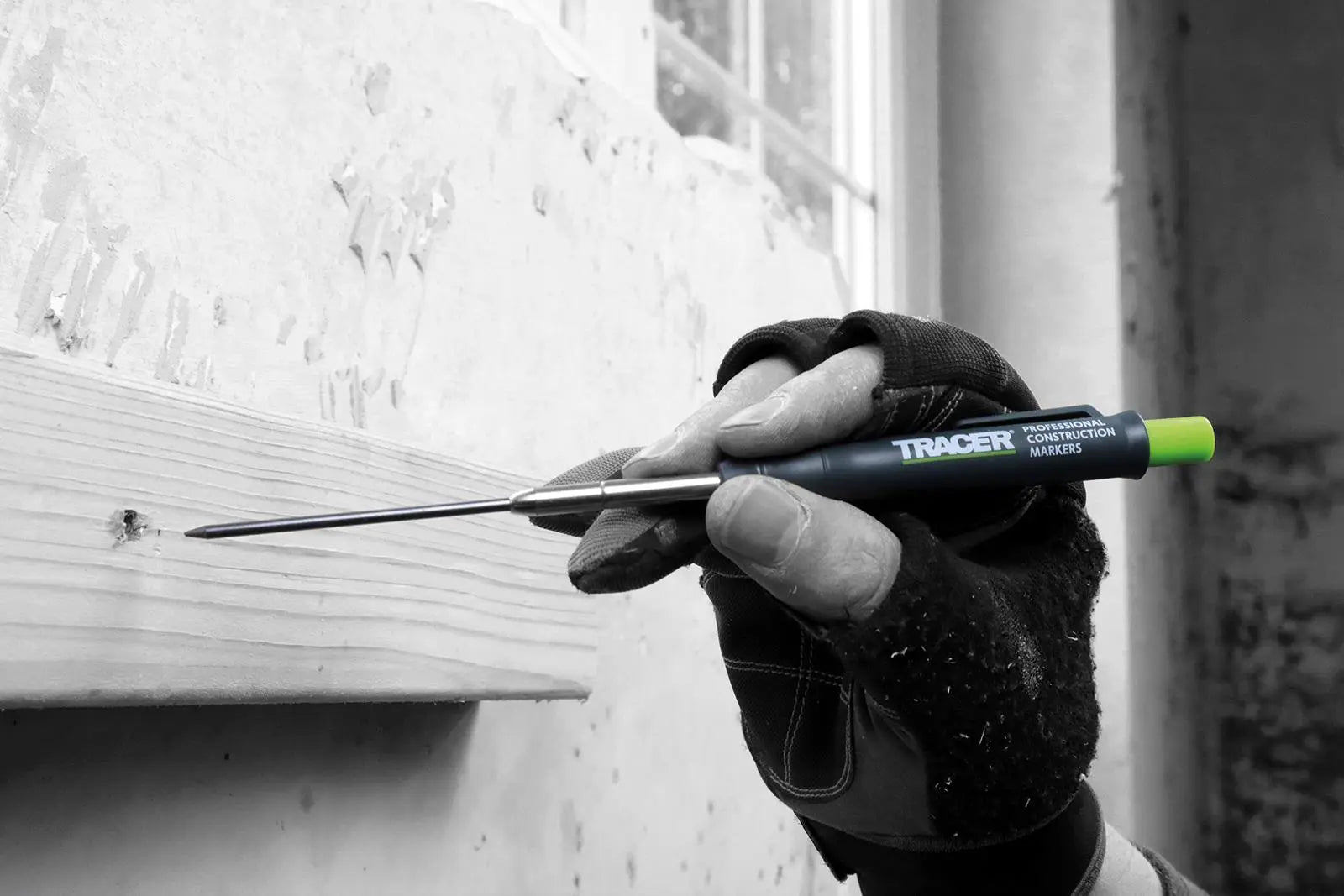 TRACER Deep Hole Pencil Marker and Site Holster 100mm Depth 
