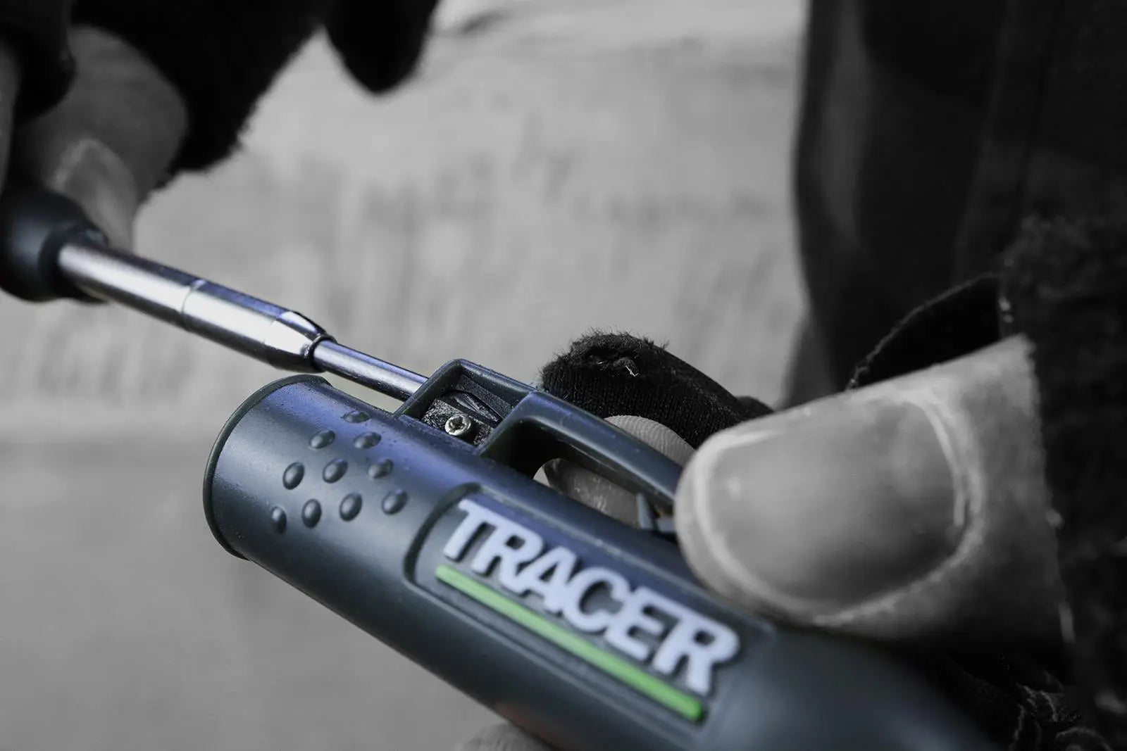 TRACER Deep Hole Pencil Marker and Site Holster 100mm Depth 