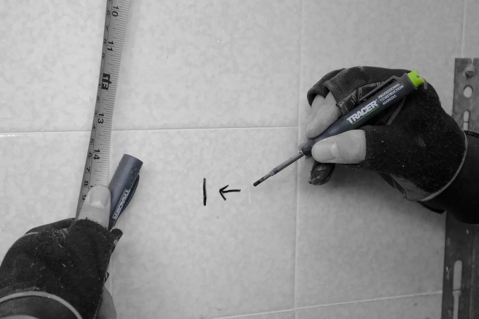 TRACER Double Tipped Marker Pen and Site Holster 50mm Depth 