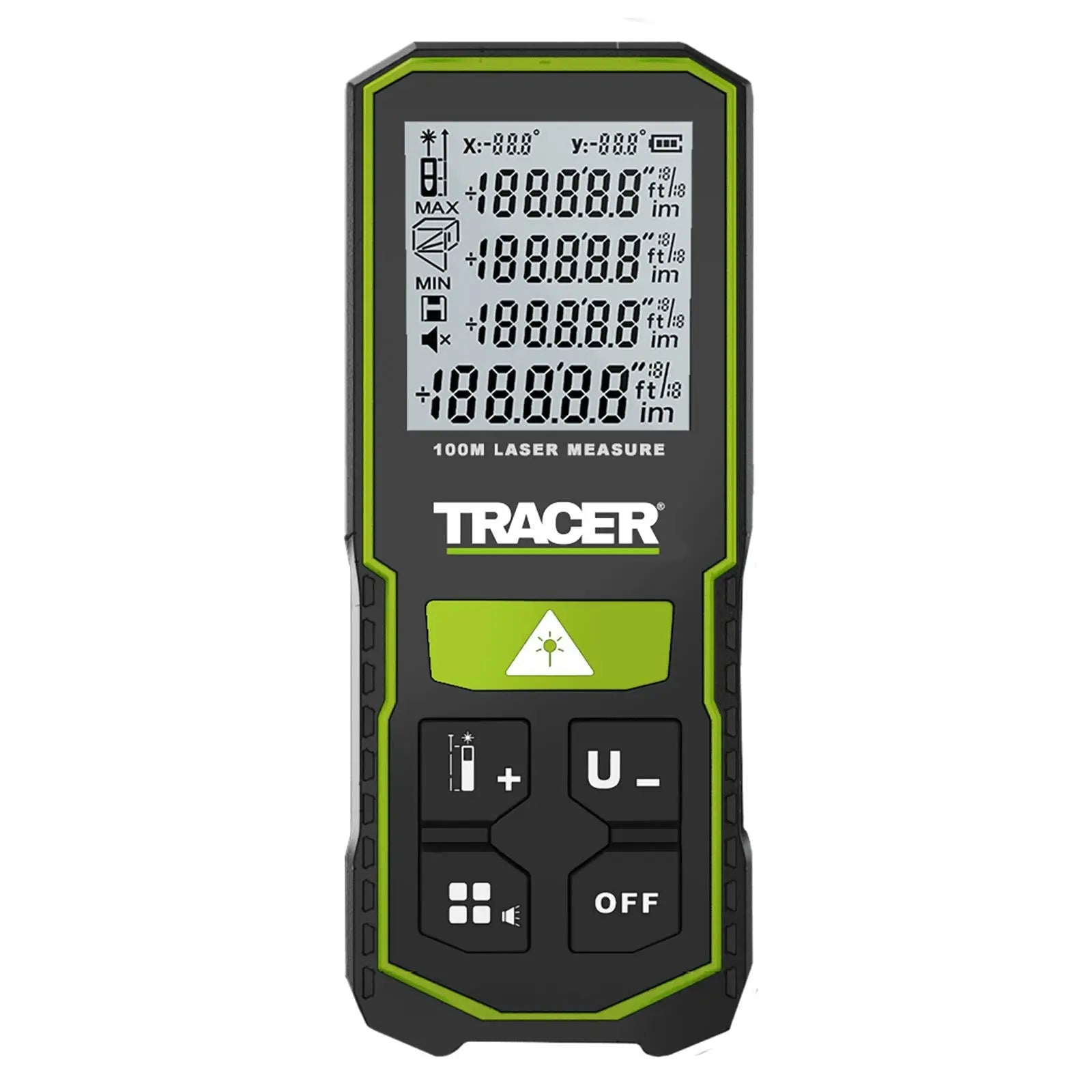 TRACER Laser Measure 100m 328ft  White Rose Tools