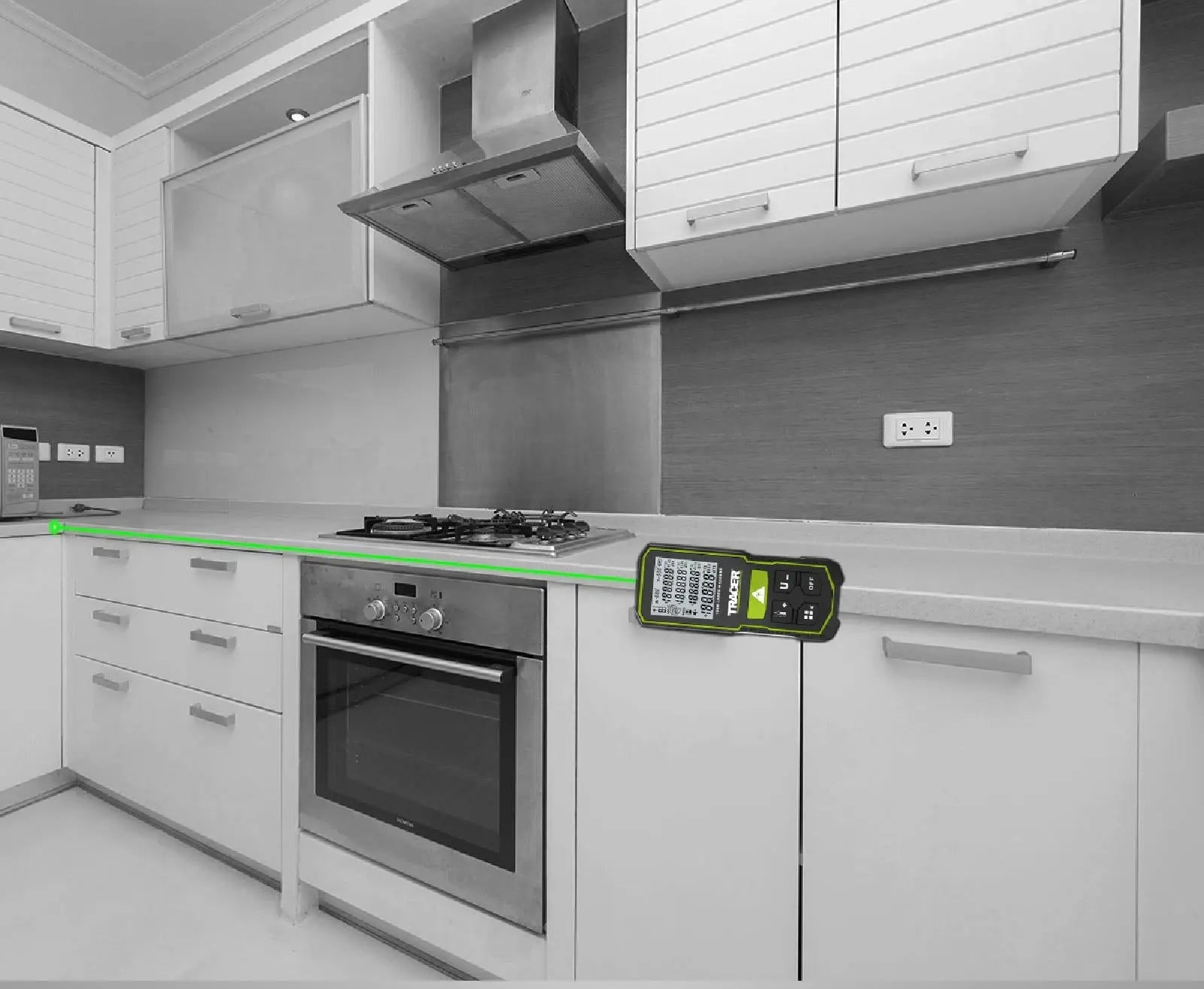 TRACER Laser Measure 100m 328ft  White Rose Tools