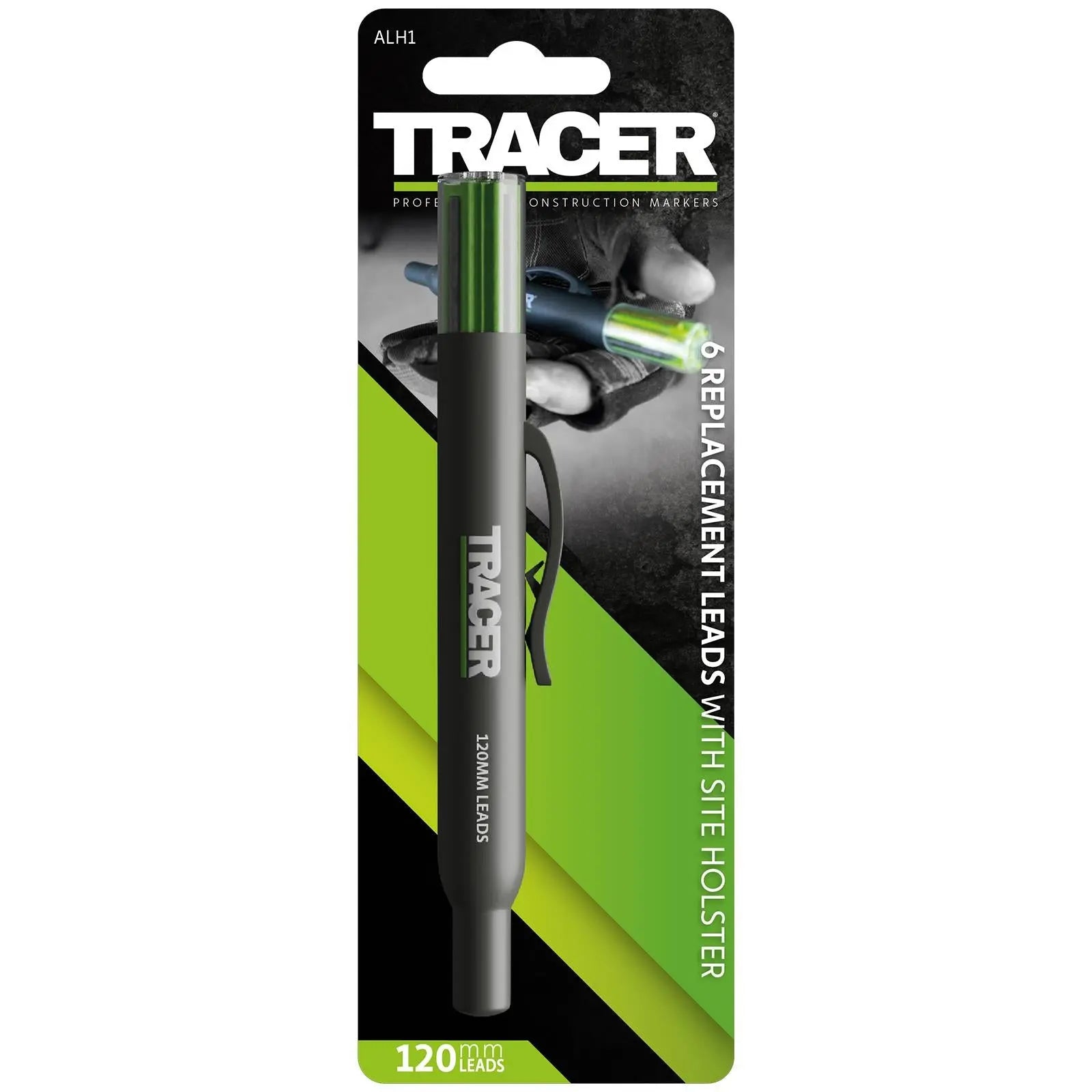 TRACER Lead Holster 6 Replacement 120mm Leads in TRACER Holster (4x 2B & 2x Yellow) 