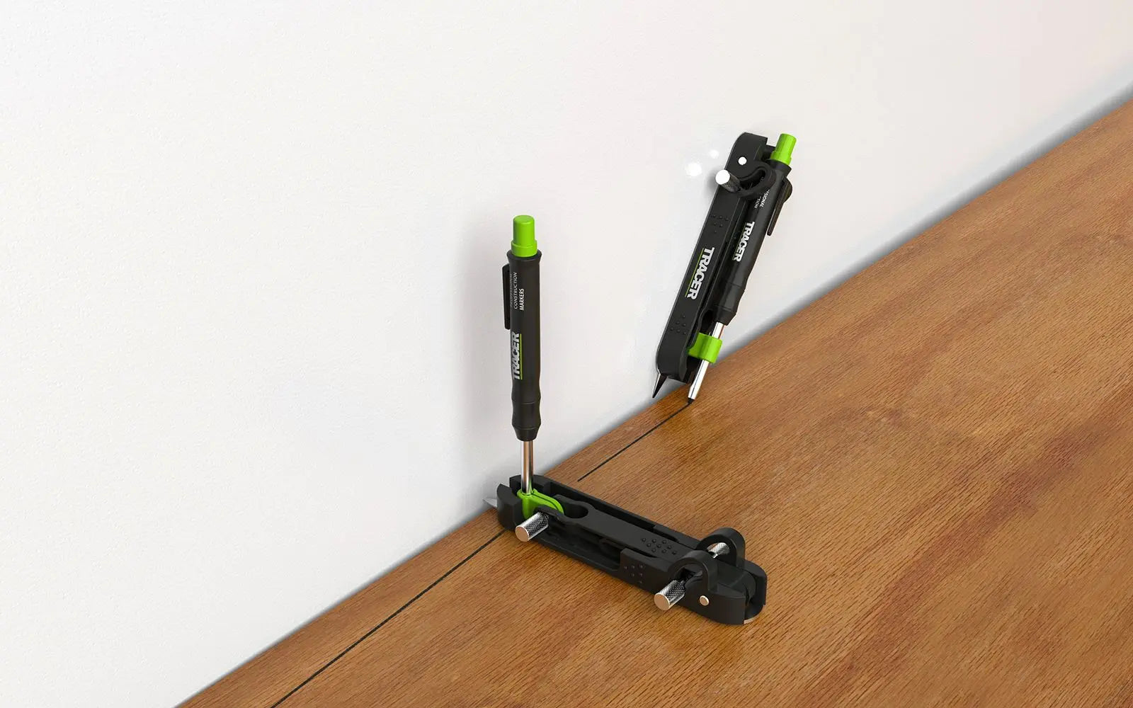 TRACER Pro Scribe Tool Deep Hole Pencil and 6 Replacement Lead Holster 