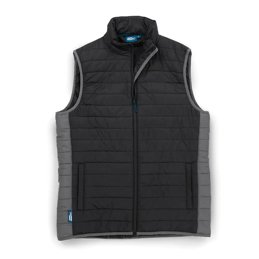 Tough Grit 2-Tone Body Warmer Black / Charcoal M 822976  White Rose Tools
