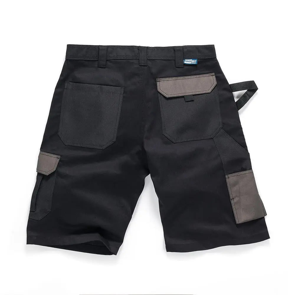 Tough Grit Holster Work Shorts Black 28" W 317163  White Rose Tools