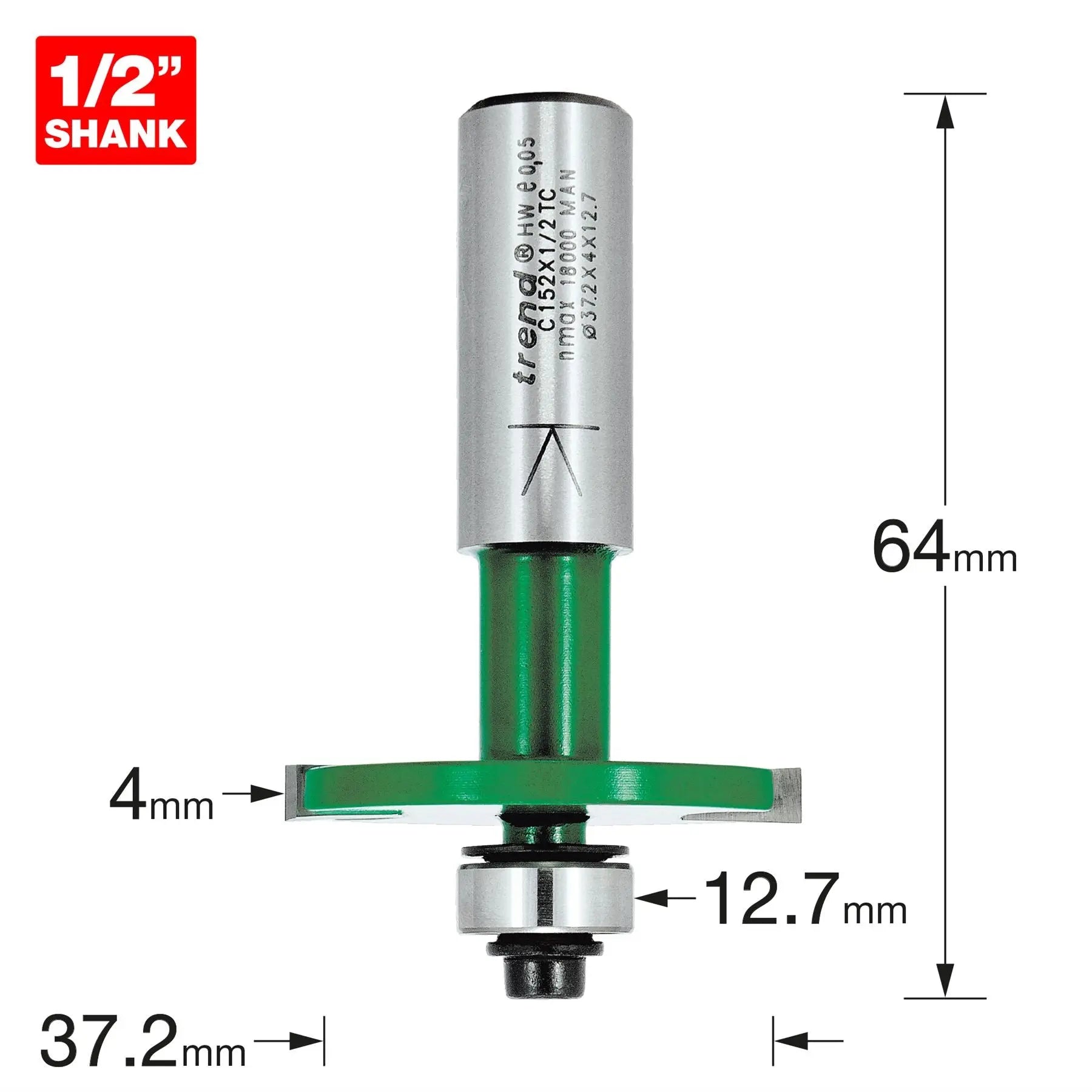 Trend Biscuit Jointer Set C152X1/2TC 