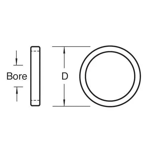 Trend Bushing Washer 30mm-15.9mm BW6  White Rose Tools