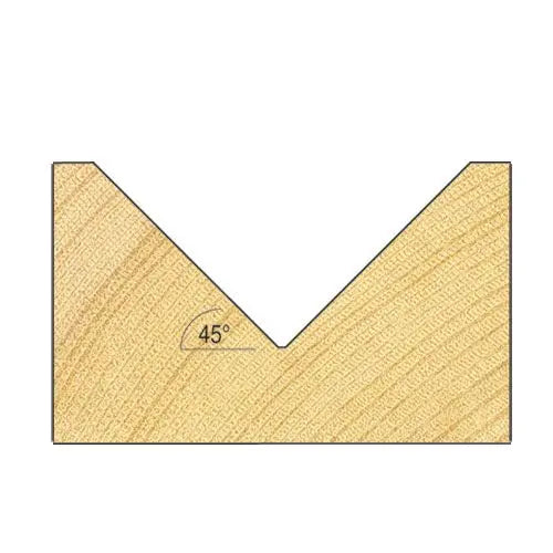 Trend Chamfer V Groove Cutter Angle=45 Degrees C045BX1/2TC  White Rose Tools