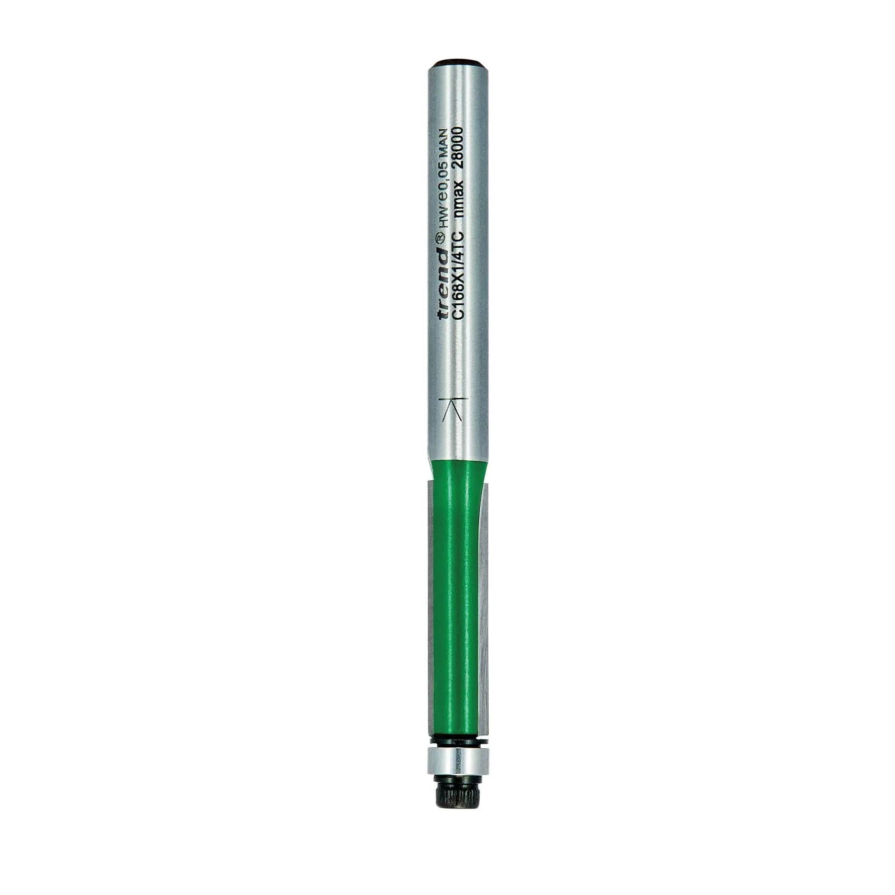 Trend Guided Trimmer 6.35mm Diameter X 25.4mm  C168X1/4TC 