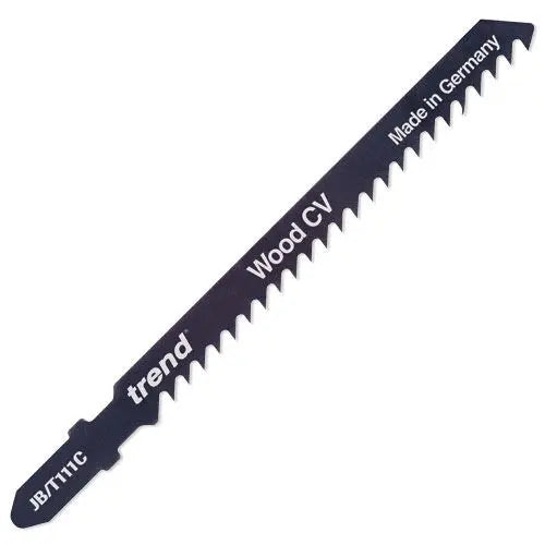 Trend Jigsaw Blade 100X3.0mm Cv Up-Cut 5 Pack  JB/T111C  White Rose Tools