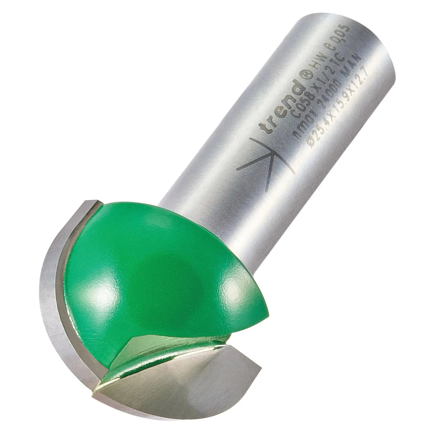 Trend Radius 12.7mm Radius X 25.4mm Diameter  C058X1/2TC  White Rose Tools