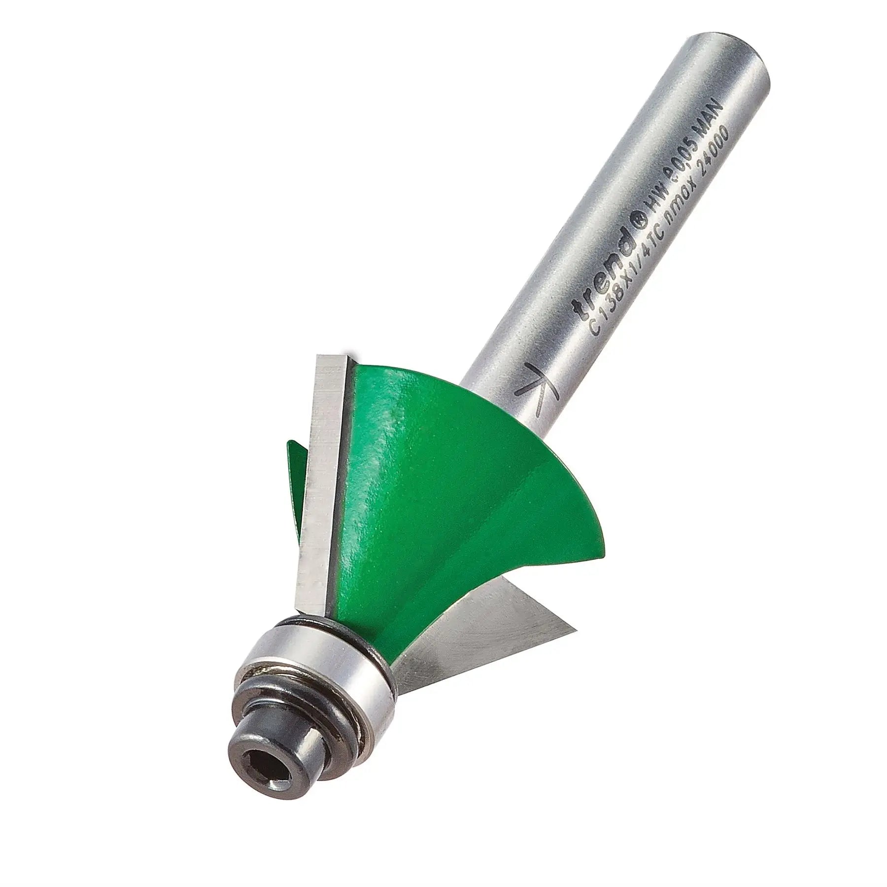 Trend Self Guided Chamfer 60 Degrees X 12.7mm Cut  C138X1/4TC  White Rose Tools