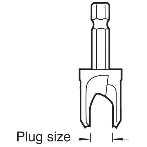 Trend Snappy 1/2 Inch Diameter Plug Cutter  SNAP/PC/12 