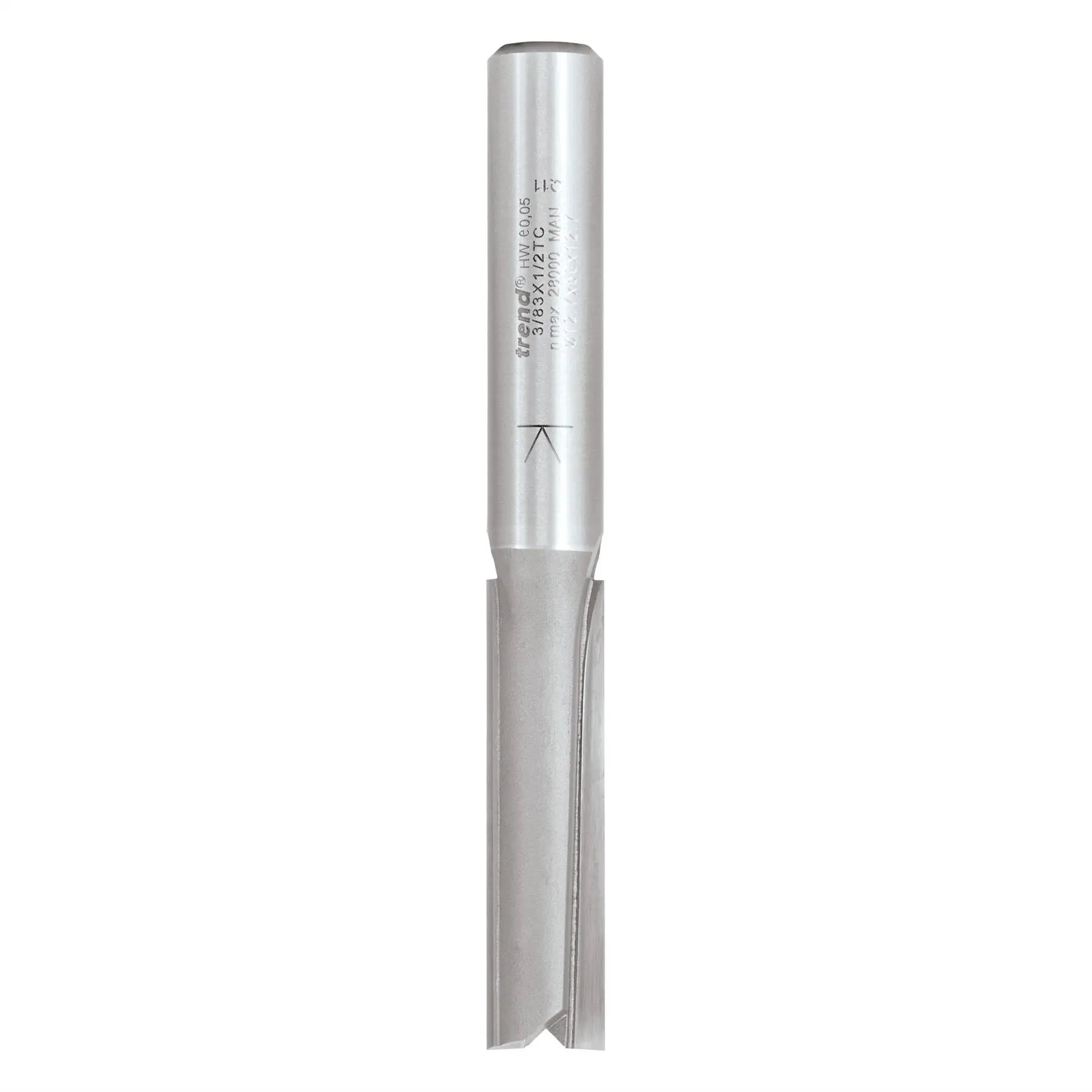 Trend Two Flute Cutter 12.7mm Diameter 3/83X1/2TC  White Rose Tools