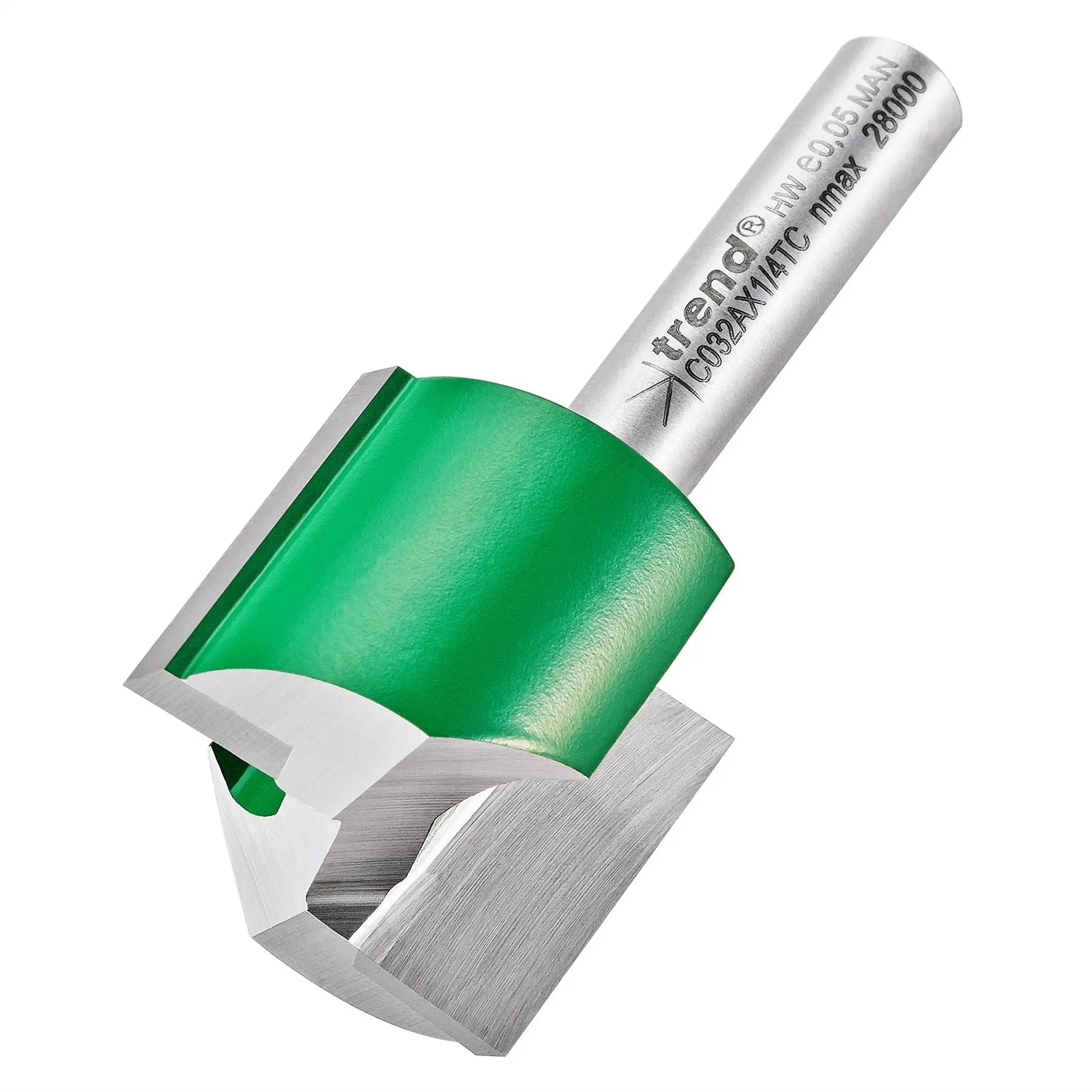 Trend Two Flute Cutter 22mm Diameter C032AX1/4TC  White Rose Tools