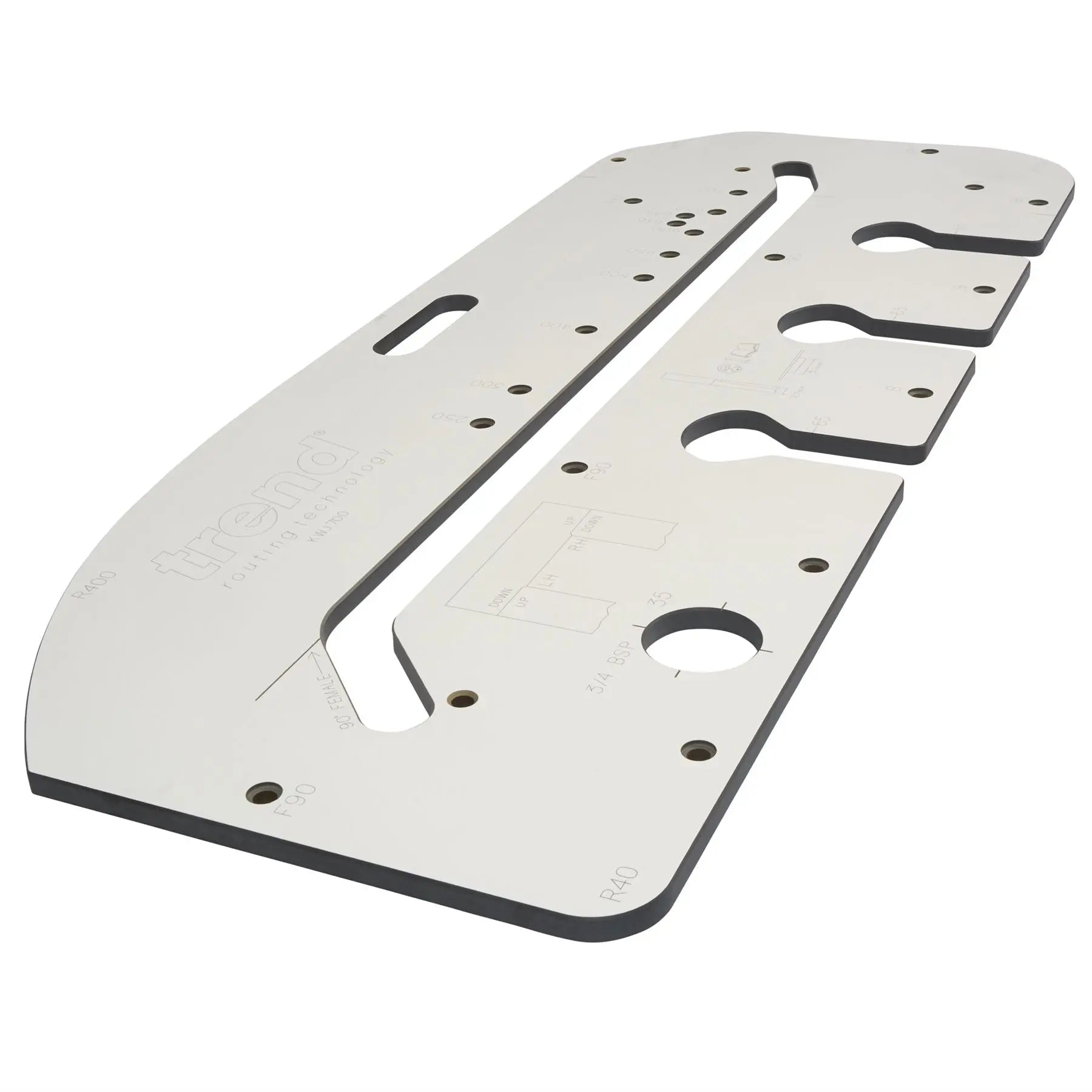 Trend Worktop Jig - Multi - Function Jig For Accurately Fitting Kitchen Worktops In 10 Different Widths From 250mm To 700mm Wide KWJ700  White Rose Tools