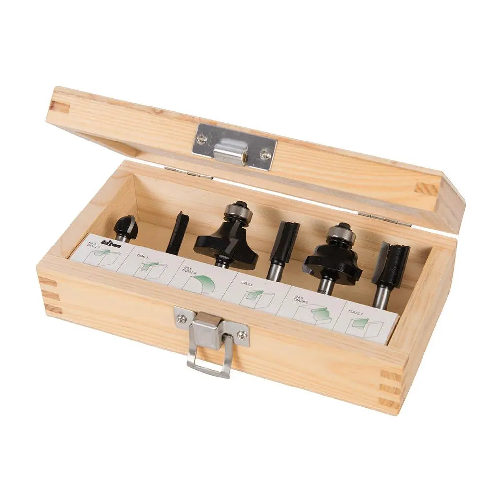Triton 1/4" Router Kit 6pce 354824  White Rose Tools