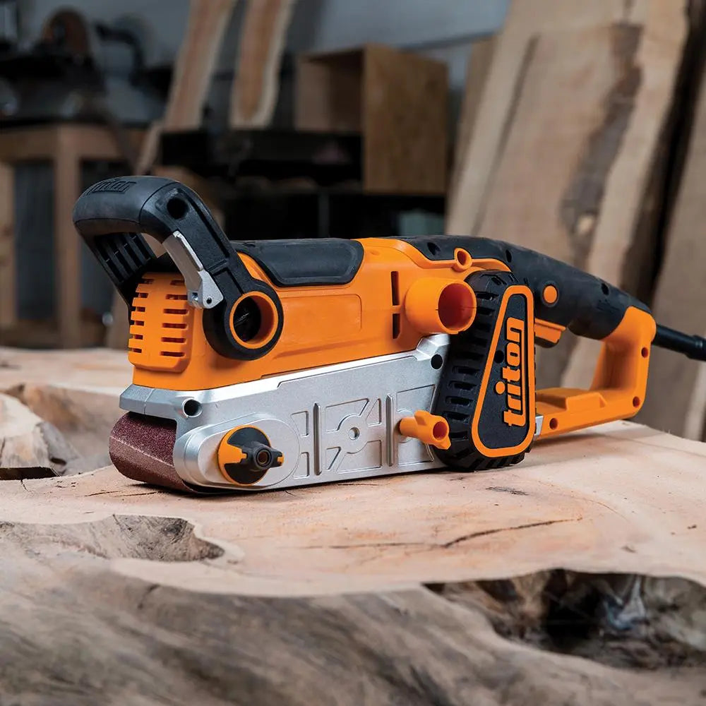Triton 1200W Belt Sander 75mm TA1200BS 330125  White Rose Tools