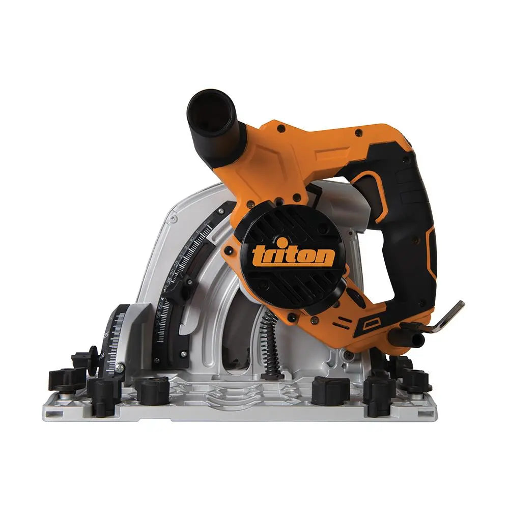 Triton 1400W Track Saw Kit 185mm 4pce TTS185KIT 534156  White Rose Tools