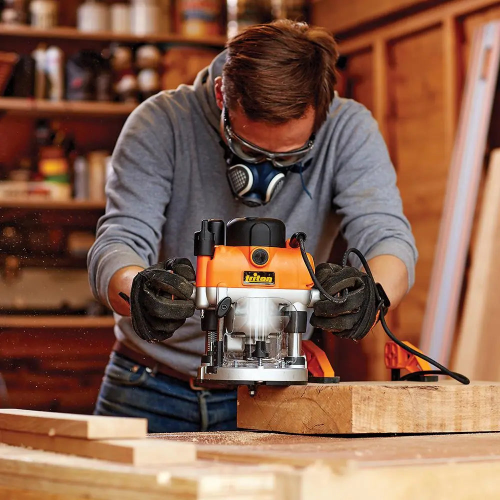 Triton 2400W Dual Mode Precision Plunge Router TRA001 330165  White Rose Tools