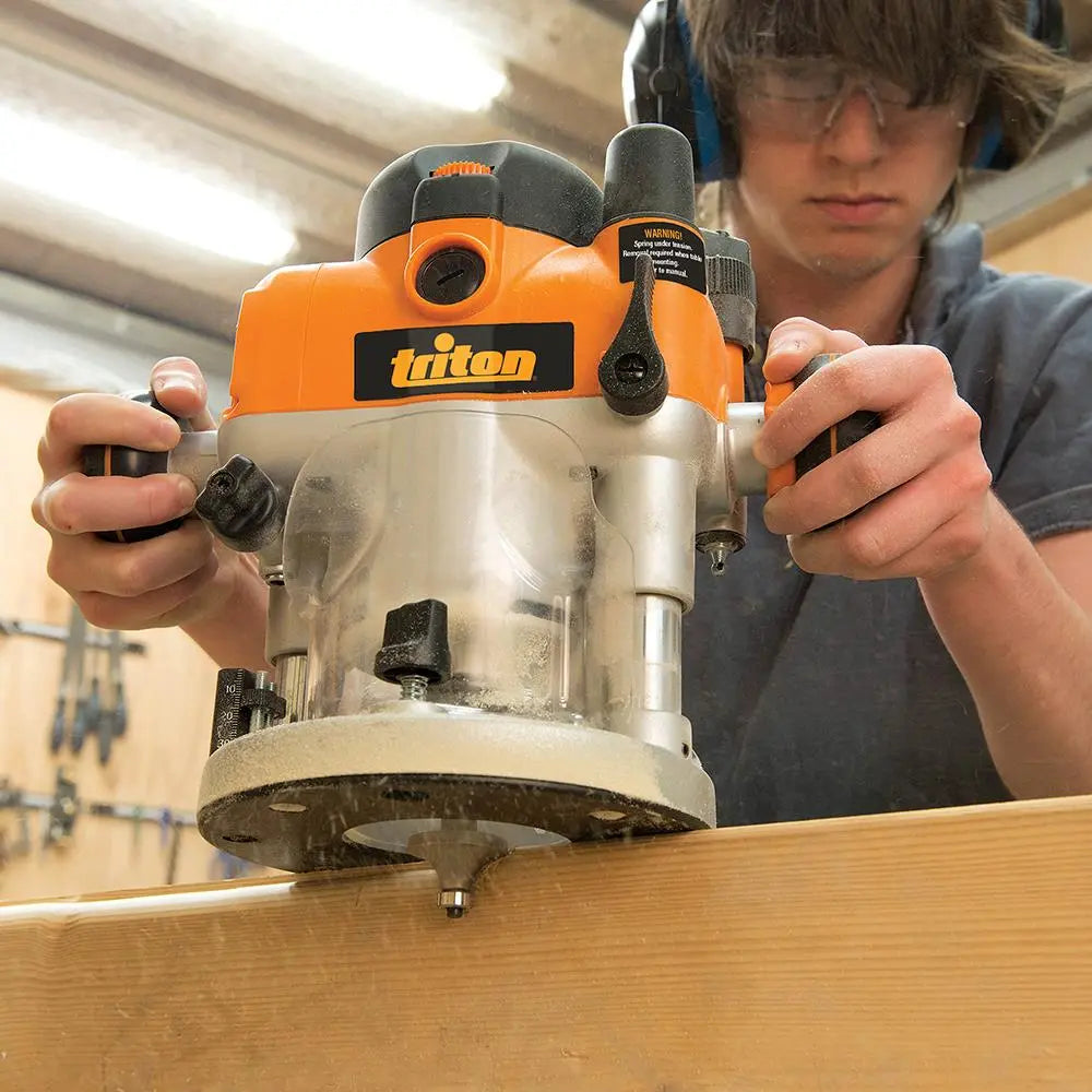 Triton 2400W Dual Mode Precision Plunge Router TRA001 330165  White Rose Tools