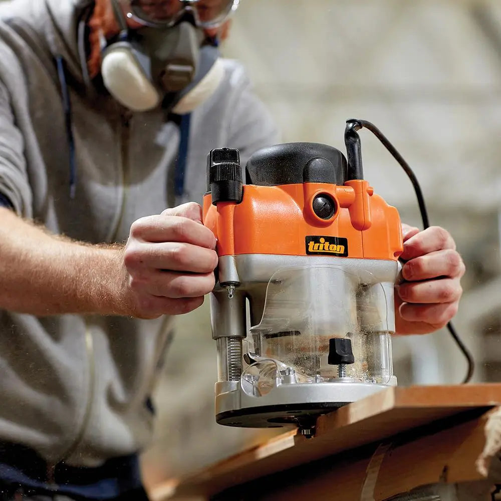 Triton 2400W Dual Mode Precision Plunge Router TRA001 330165  White Rose Tools
