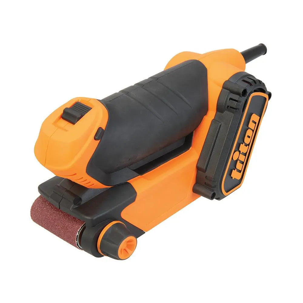 Triton 450W Palm Belt Sander 64mm TCMBS 475114  White Rose Tools