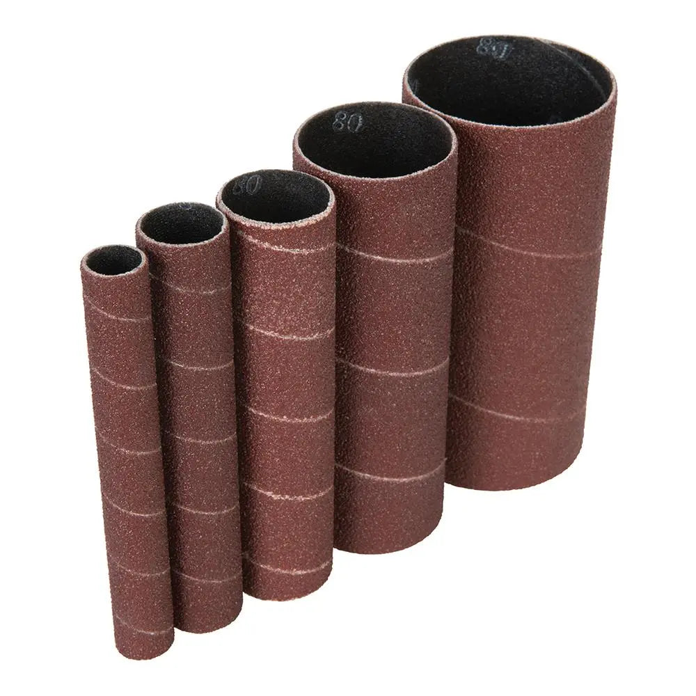 Triton Aluminium Oxide Sanding Sleeves 5pce TSPSS80G5PK 80G 571768  White Rose Tools