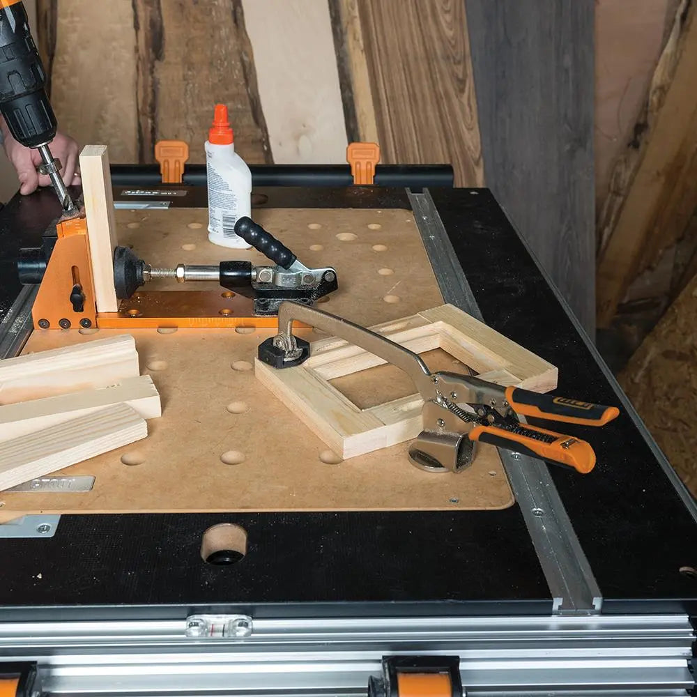 Triton AutoJaws™  Drill Press / Bench Clamp TRAADPBC3 3" (75mm) 605126  White Rose Tools