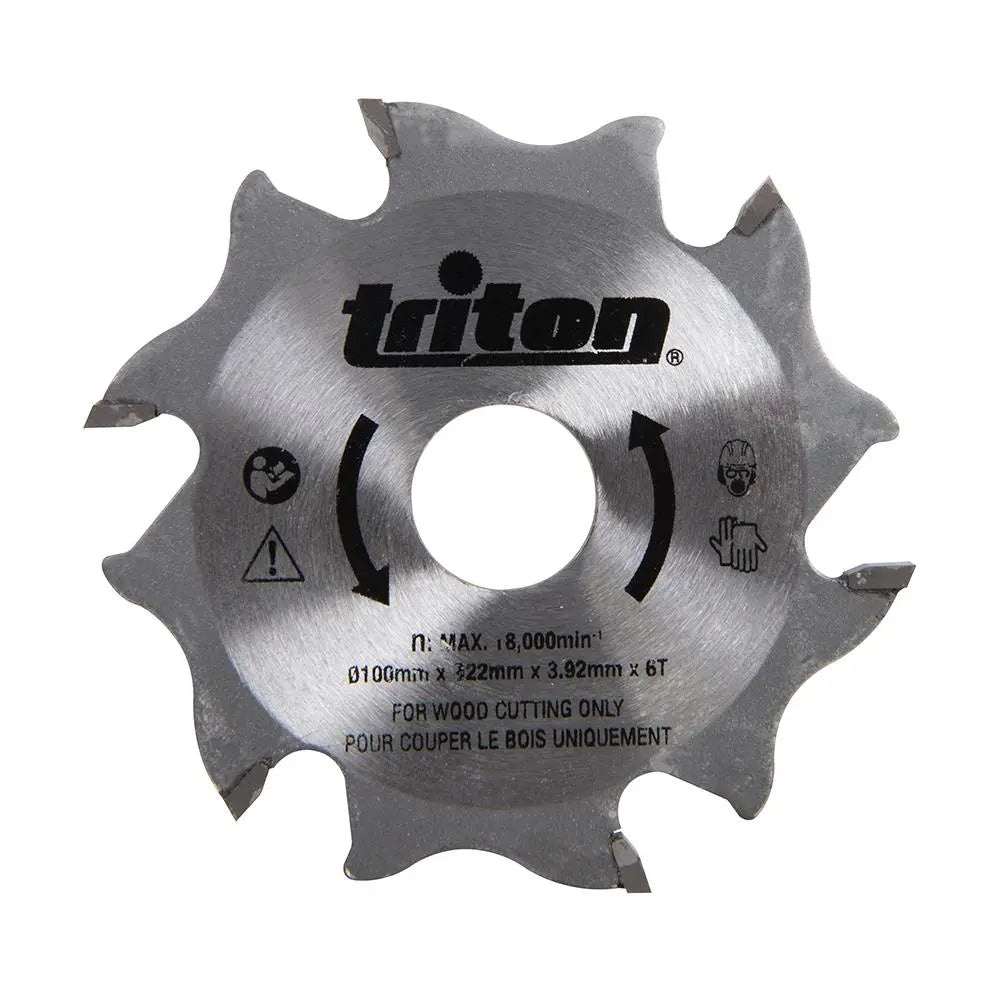 Triton Biscuit Jointer Blade 100mm TBJC 899068  White Rose Tools