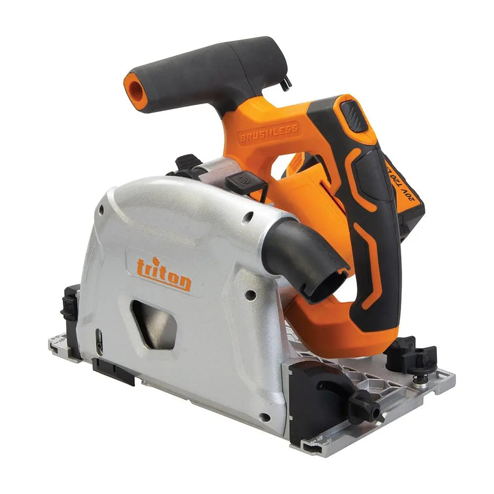 Triton T20 Brushless Plunge Track Saw Kit 20V T20TS165BLKIT 985836  White Rose Tools