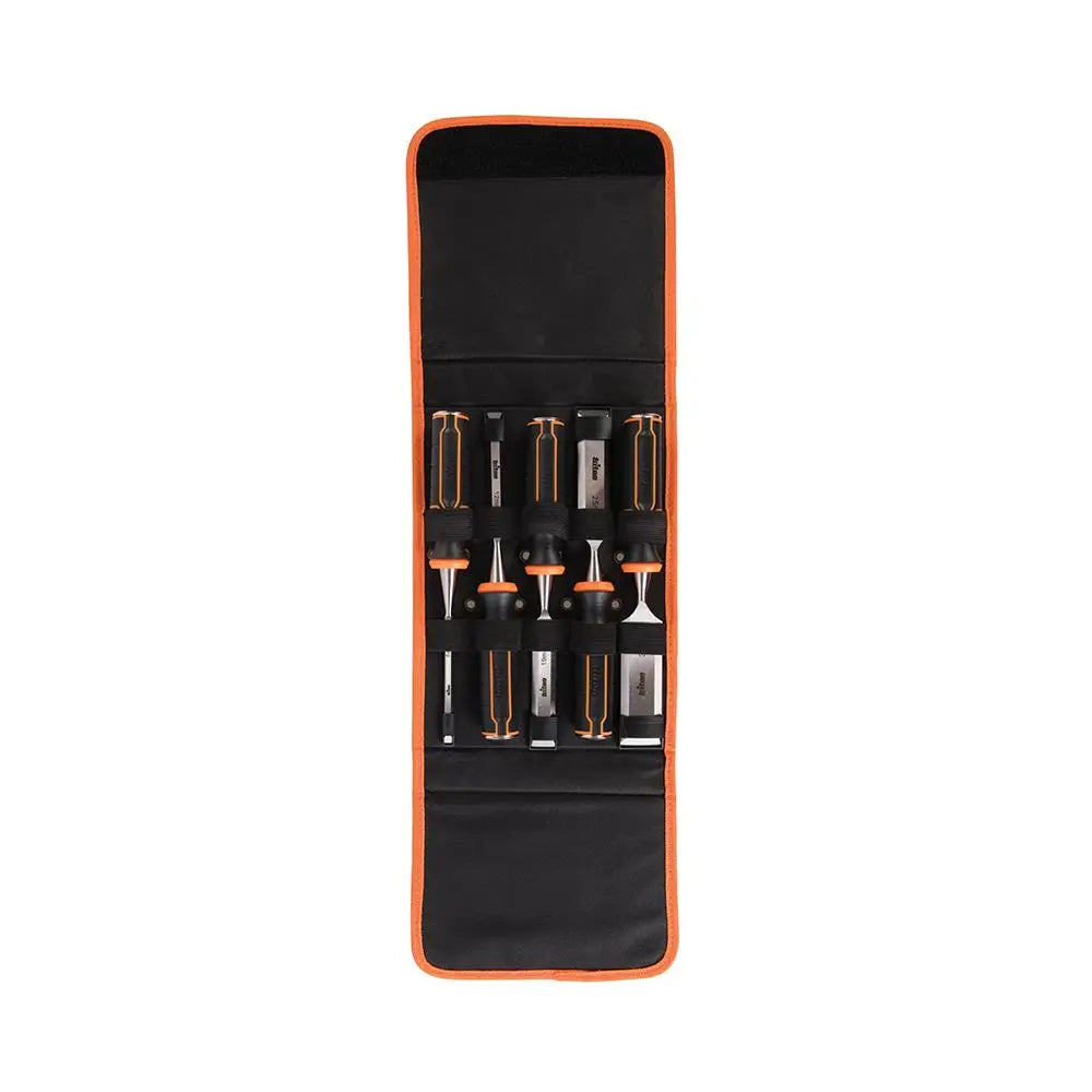 Triton Wood Chisel Set 5pce TWCS5 6, 13, 19, 25 & 32mm 823149  White Rose Tools