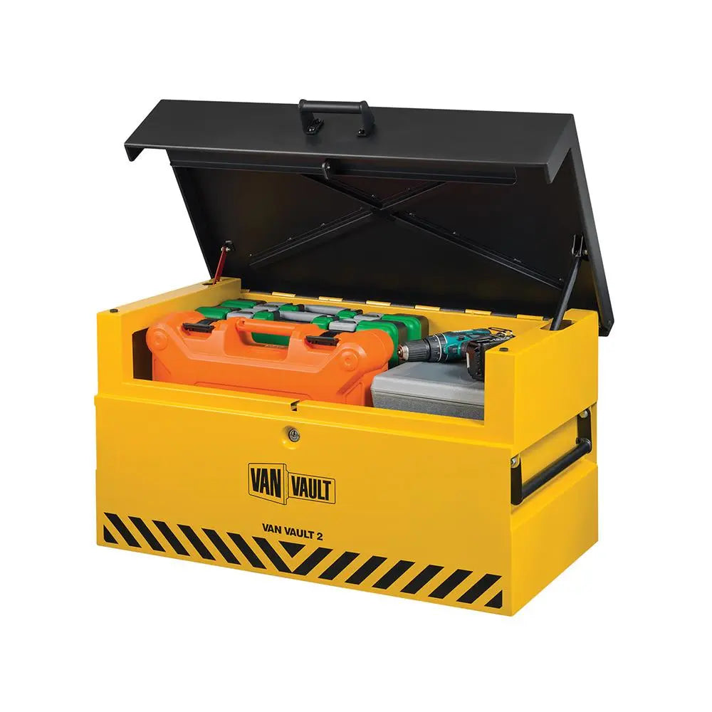Van Vault 2 Secure Tool Storage Box 48kg 930 x 530 500mm S10810  White Rose Tools