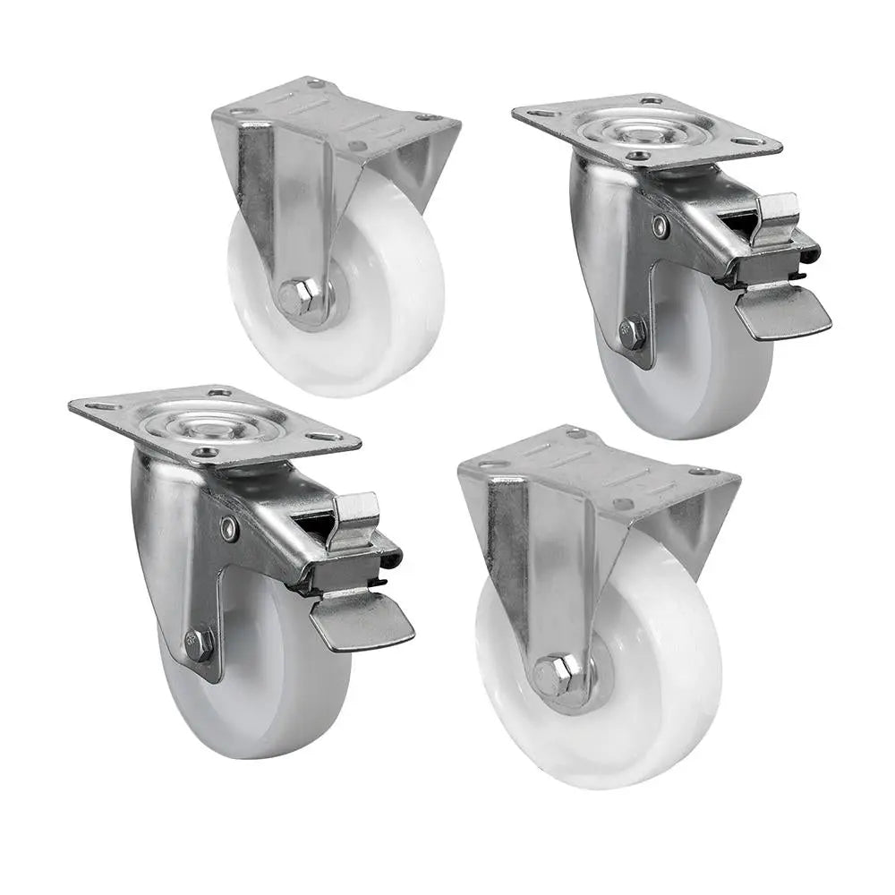 Van Vault Castor Set (Site & Safe Boxes) 4pk S10085  White Rose Tools