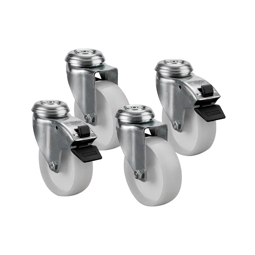 Van Vault Castor Set (Van 2 & 3) 4pk S10095  White Rose Tools