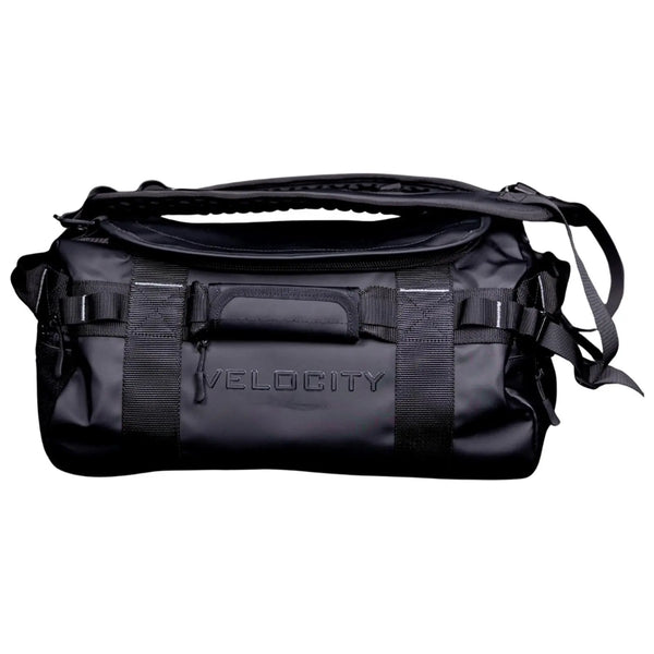 30 liter travel bag duffel rectangular narrow Velocity 30L Duffel Gym Travel Bag | Shadow Black
